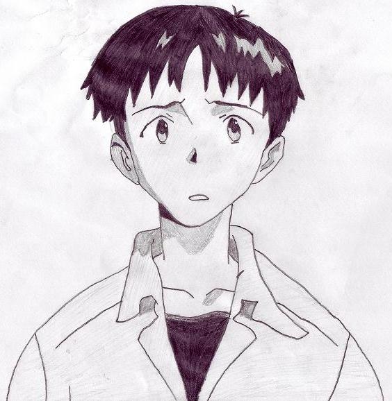 Worried Shinji