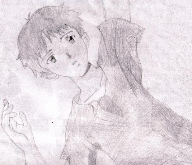 Shinji Lying Down