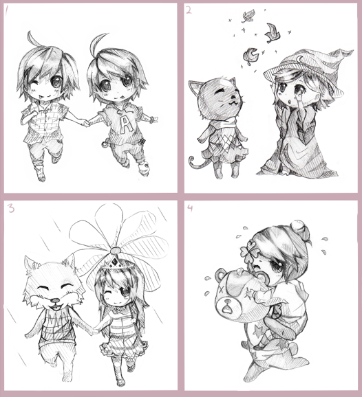 Traditional Chibi requests