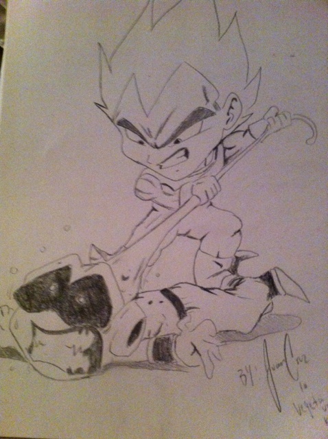 Vegeta vs Kid Buu