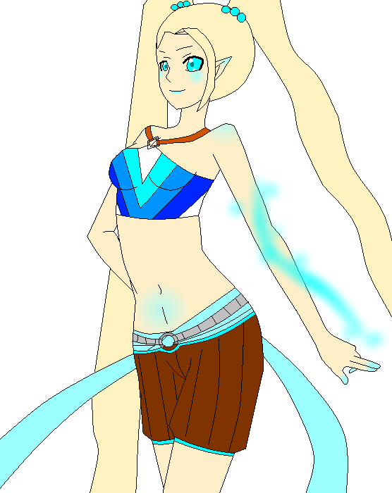 Aunna the ice cursed elf