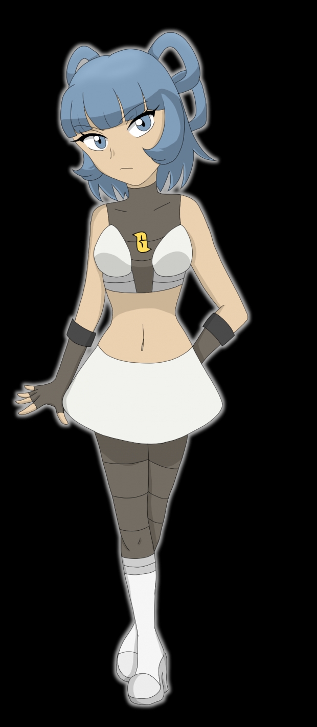 Redraw of my team galactic oc