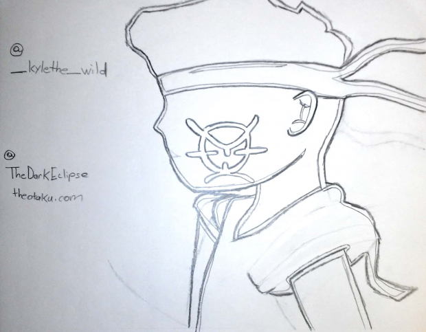 The Boondocks x FLCL (B&W Outline)