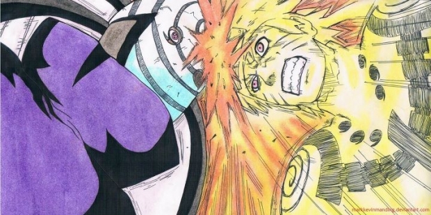 Tobi vs Naruto