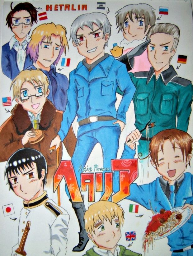 Hetalia Axis Powers Poster