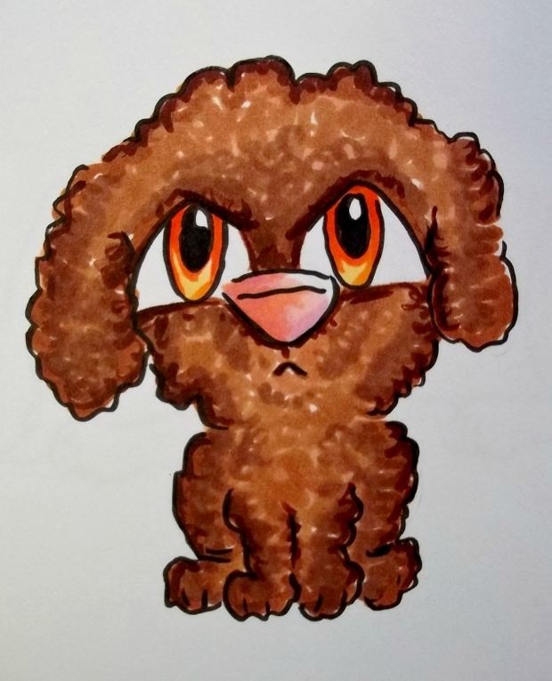 Mini Poodle chibi