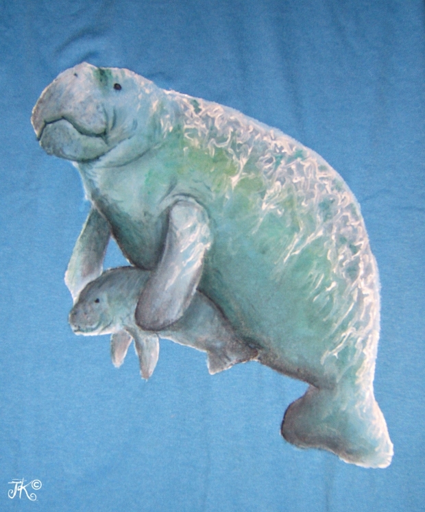 Manatees!-shirt art