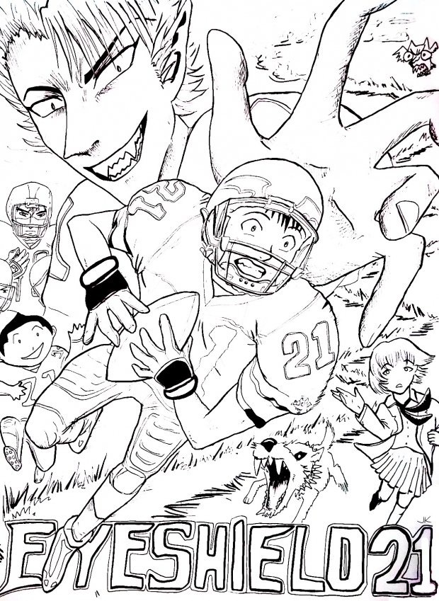 Eyeshield 21 line art