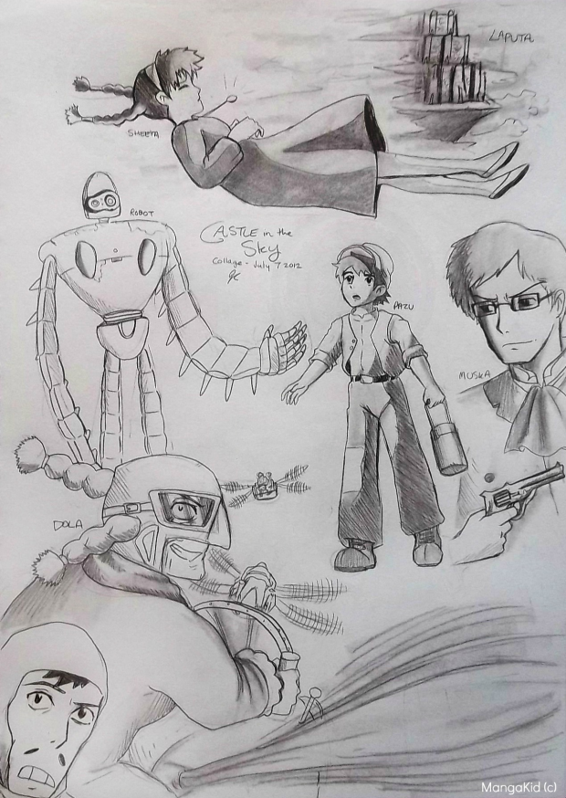 Collage-Castle in the Sky