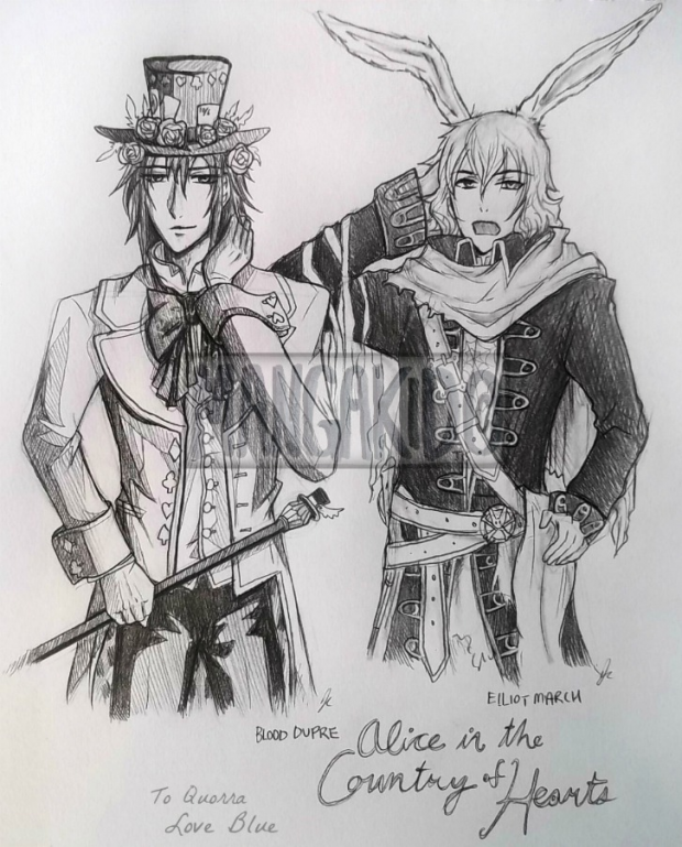 Sketch Request-Blood Dupre & Elliot March!