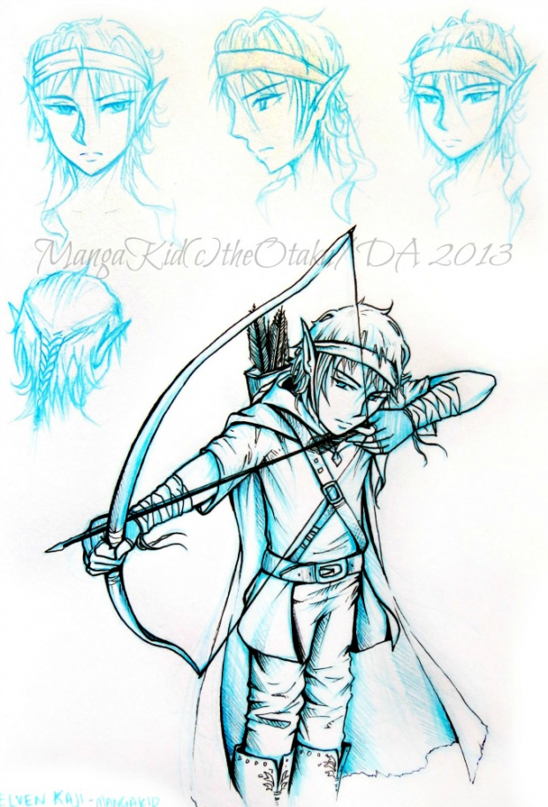 Elven Kaji doodles