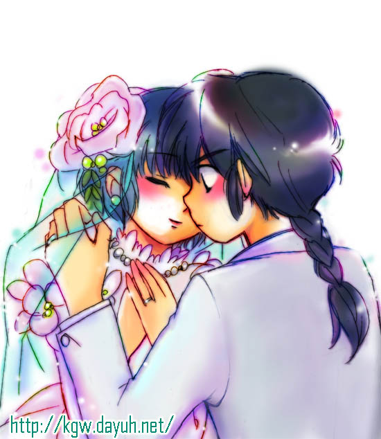 Ranma and Akane Wedding