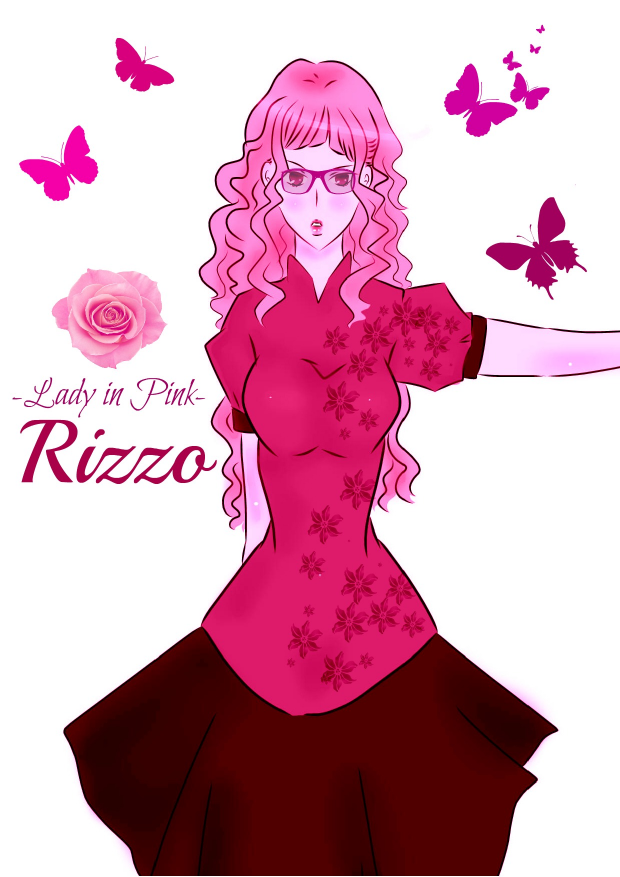 Rizzo-Lady in Pink