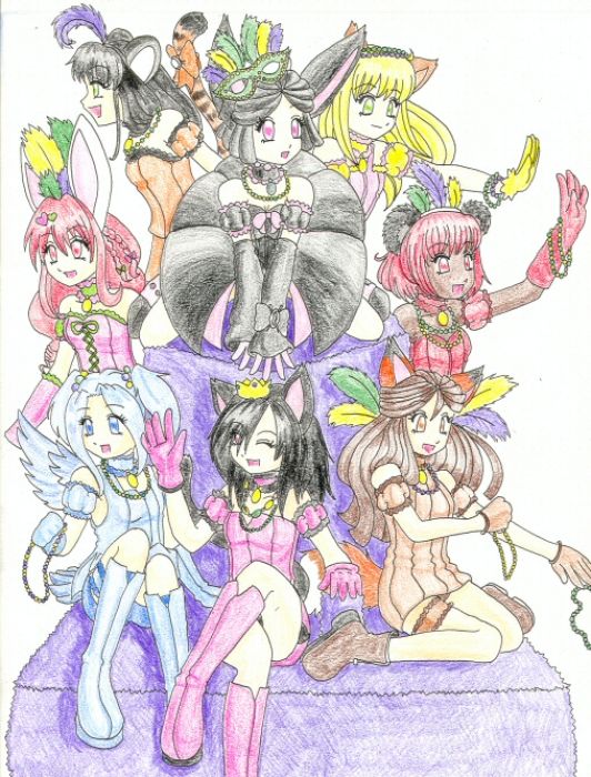 Mew Mew Mardi Gras