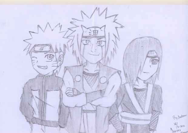 Jiraiya,Naruto,Nagato!
