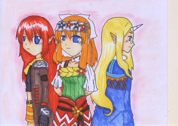 The Rune Factory 3 Heroine Triplets!
