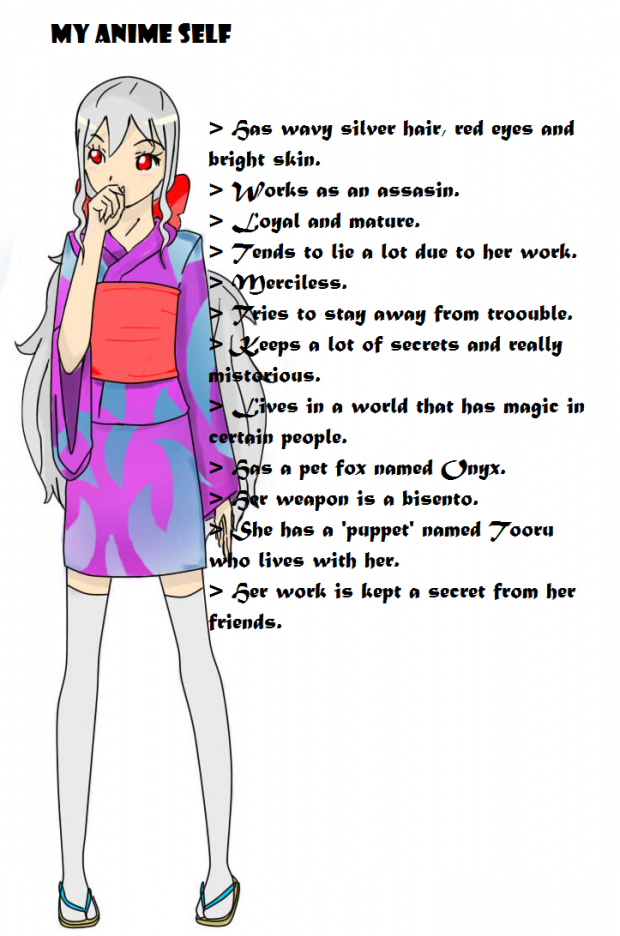 My anime self- Alice