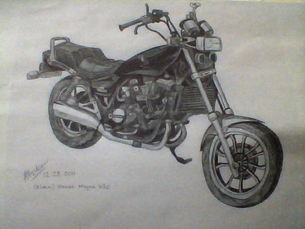 Honda Magna V30 (Black)