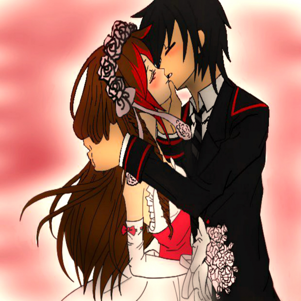 Wedding Kiss Colored