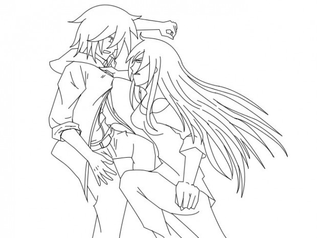 Line Art Zuzu and Sapphire