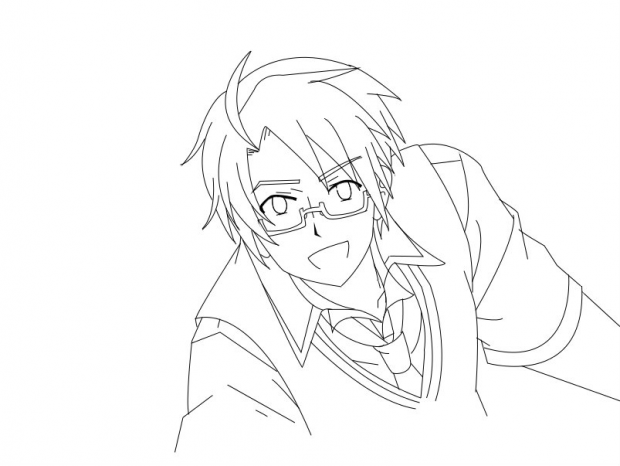 Lineart America (Hetalia)