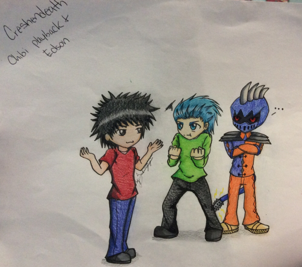 Playback, Edson and his stand Chibi
