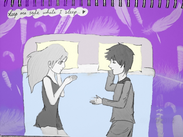 Keep Me Safe While I Sleep Coloured