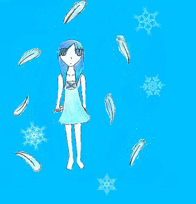 Feathers of the blue