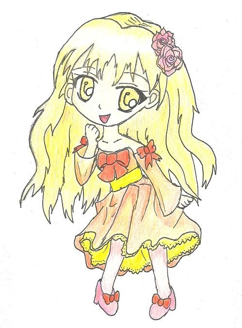 Yellow chibi girl