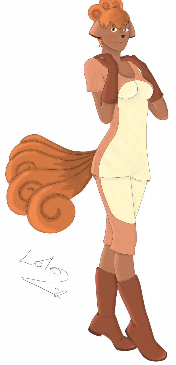 Vulpix Anthro Female Colour