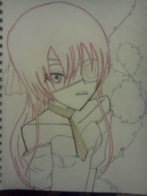 Pink Rose of Pure White