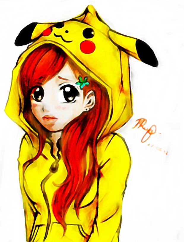Orihime Pikachu Fan