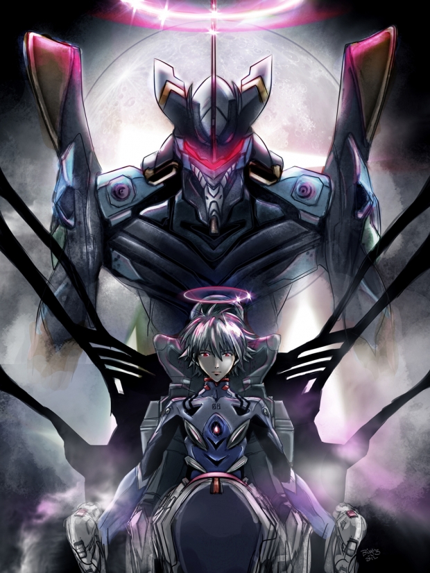 Kawrou the Sixth from Evangelion DIgital Painting