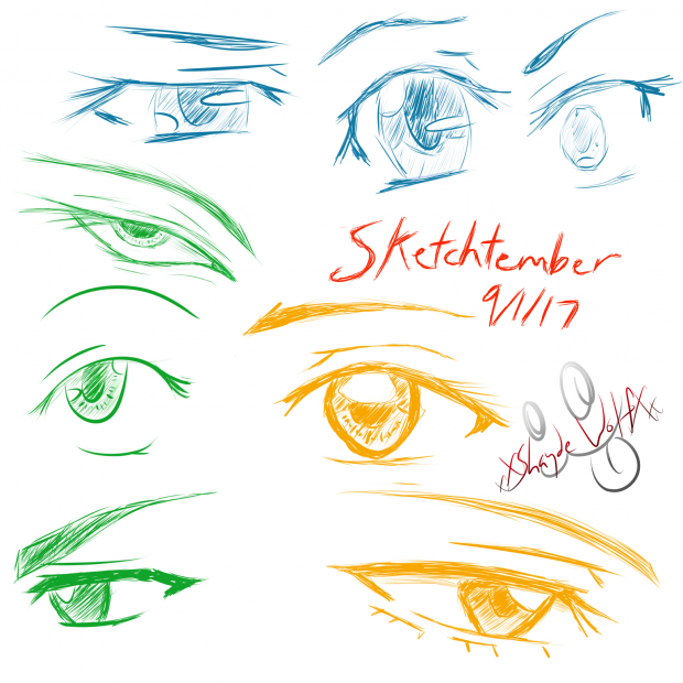 Sketchtember Day 1 (Eye Sketch) 9/1/17