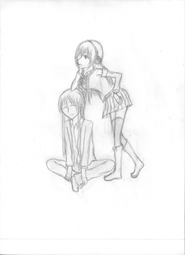 Luka and Gakupo (highschool)