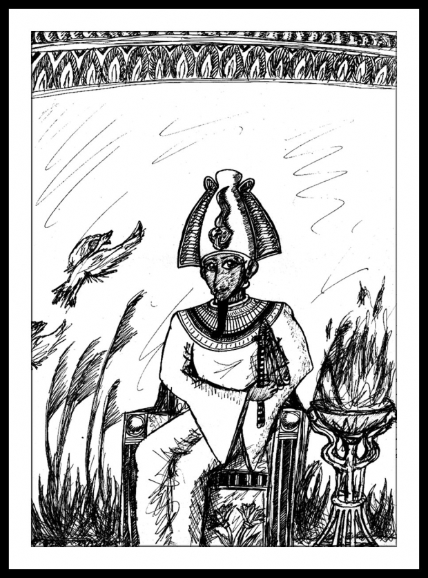 Spirit Drawing - Osiris