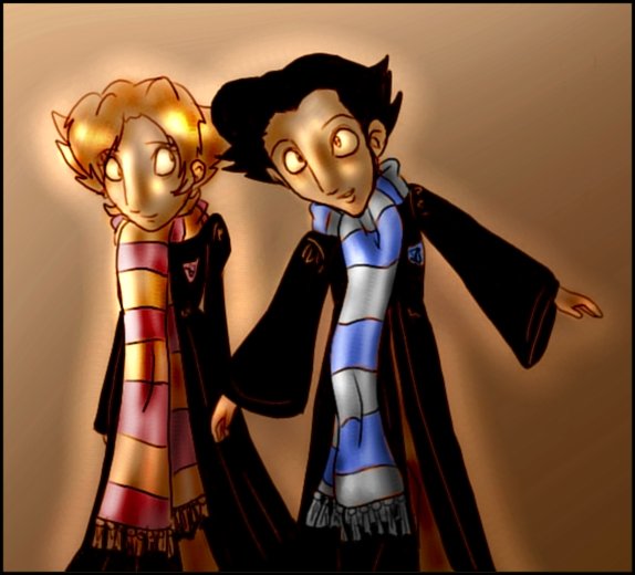 Yumi and Akio - Hogwarts