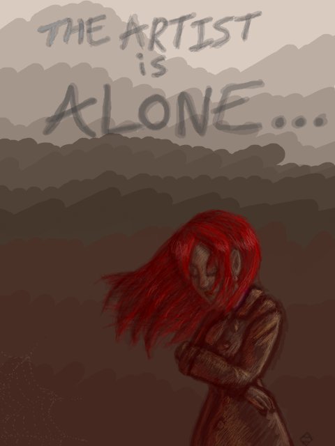 Tegaki - The Artist Is Alone