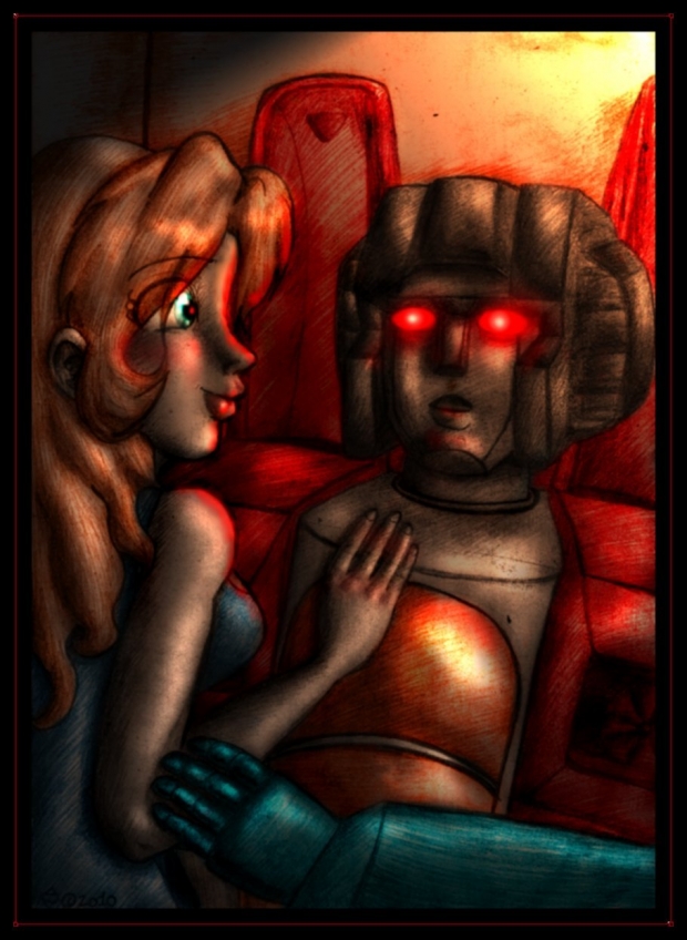 Starscream and Rachel SHRINK RAY - Coloured