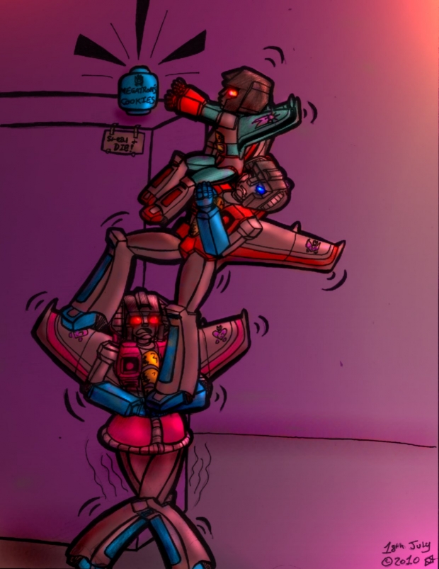 Megatron's Cookie Jar COLOURED