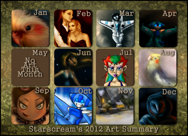 Starscream's 2012 Art Summary