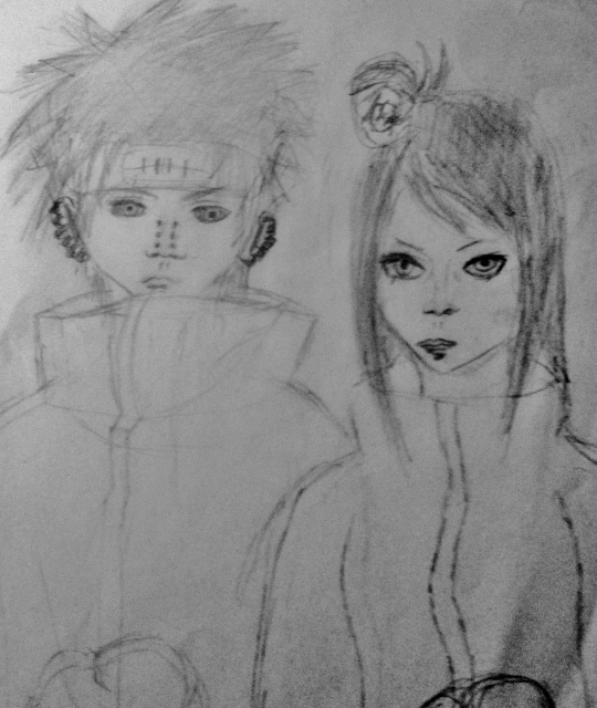 Pein and Konan