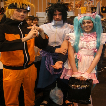 Naruto, Sasuke & Miku