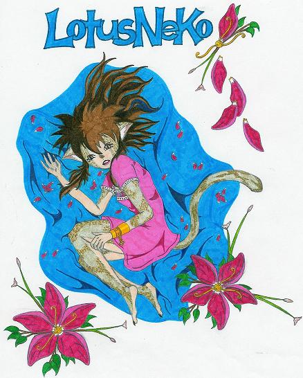 Lotus Neko (blue Sadness)