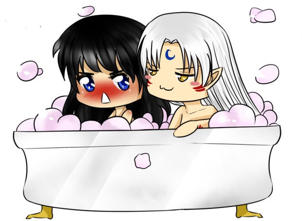 [SessKag] Chibi Bath