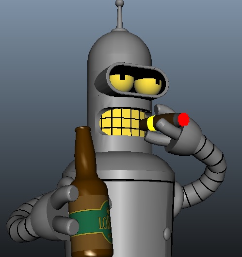 3D Bender w/ Cigar and LoBrau Beer