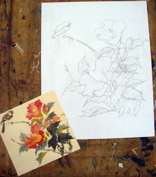 College Art Class: WIP 1