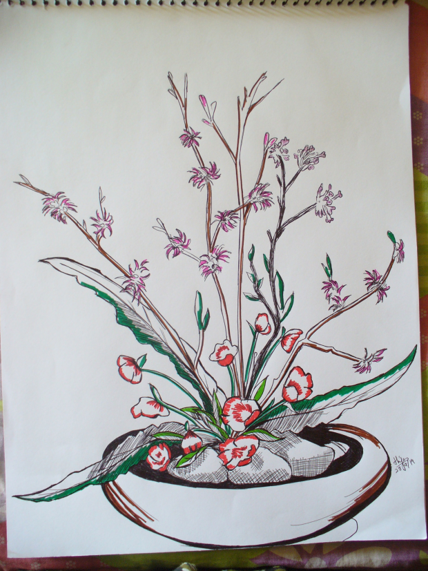 Flowers sketch