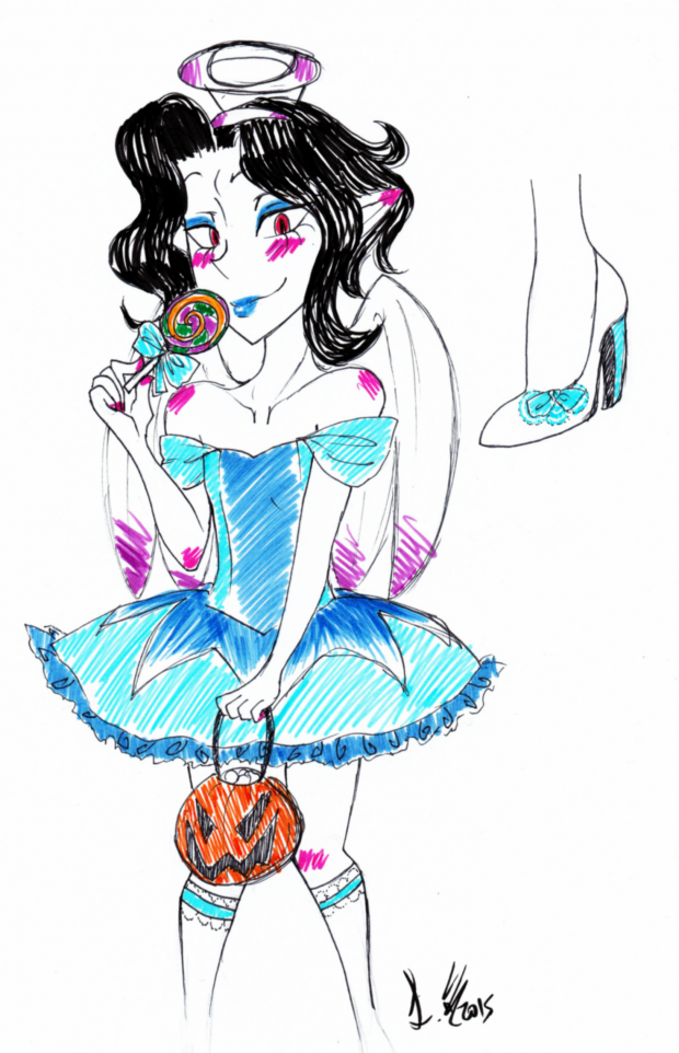 Yuki's Halloween costume ref