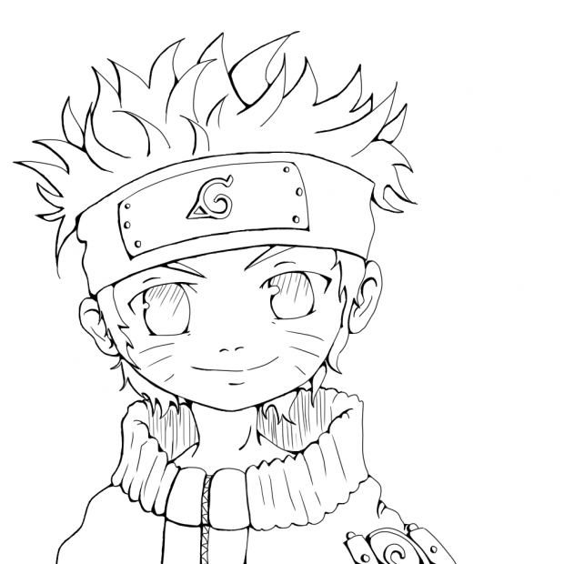 Naruto as a small kid